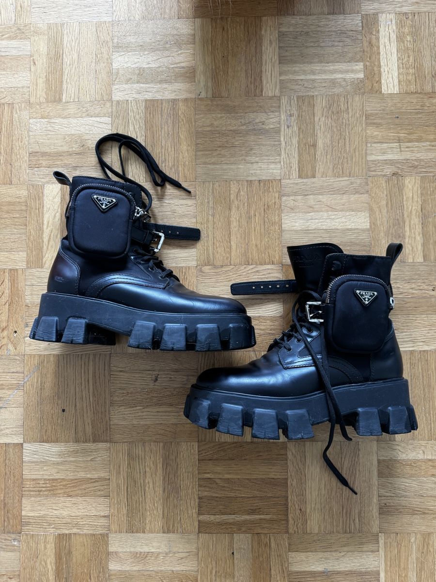 Prada Scarpe da uomo: Prada Monolith Boots 38.5 – Usato da Zürich venduto da forestF4iry