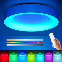 24W LED Deckenleuchte RGB Dimmbar Deckenlampe Fernbedienung