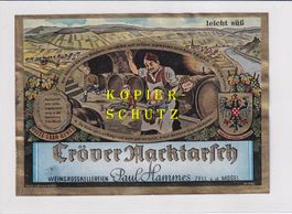 Etikette - Cröver Nacktarsch (Hammes) /bd