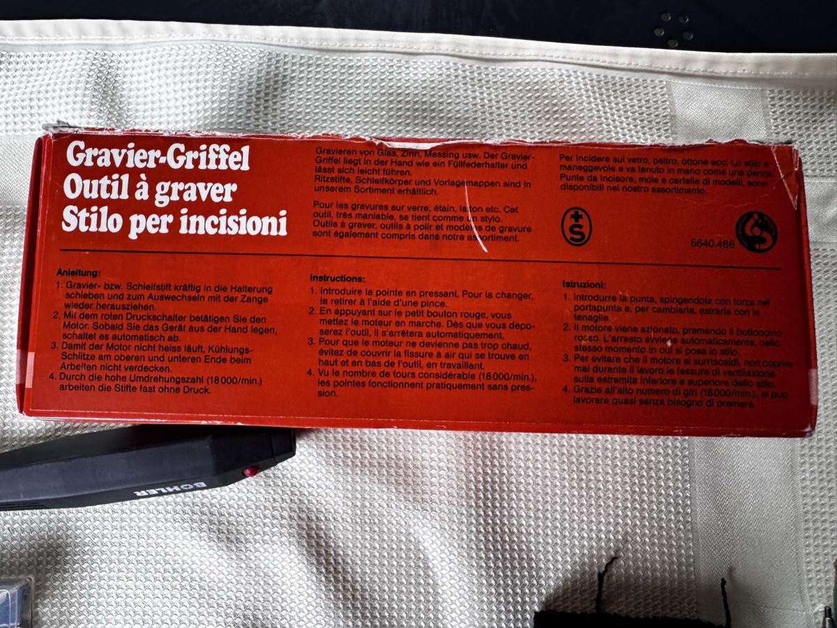 Tutti gli attrezzi: Gravier-Griffel – Usato da Zürich venduto da Manubene 7