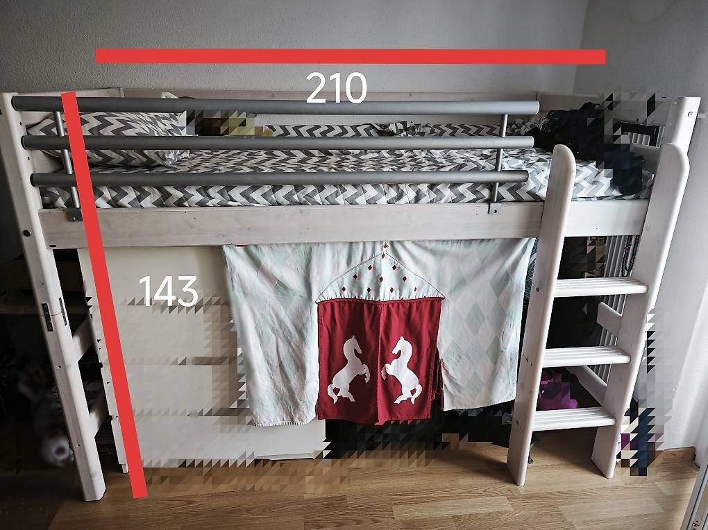 Flexa Betten: Flexa halbhohes Kinderbett – Gebraucht aus Altendorf von Ozy-Ozy