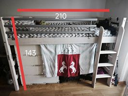 Flexa halbhohes Kinderbett