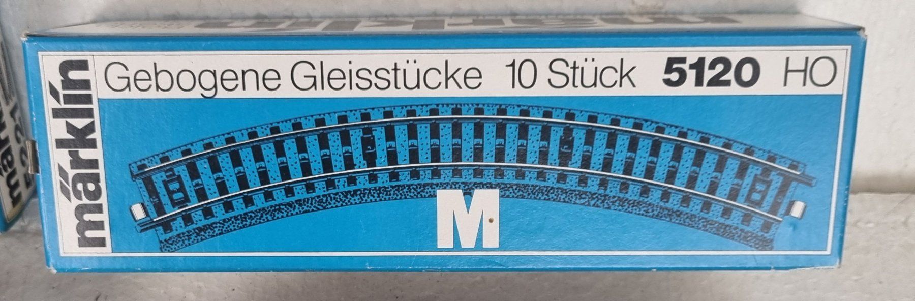 Märklin Modellini di ferrovie: Märklin 5120 M-Gleis gebogen – Usato da Ringgenberg BE venduto da burritinio