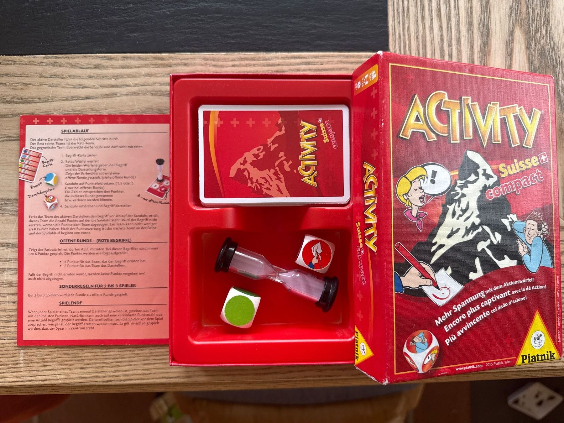 Giochi: Activity Suisse Compact Spiel, Vollständig, Top! – Usato da Klosters venduto da waltons