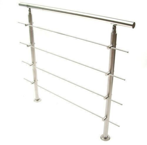 Ringhiere: 57203 - Edelstahl Treppengeländer 80cm - 4 Querstreben – Nuovo e nell'imballaggio originale da Wallenwil venduto da toesstal-vertrieb 6