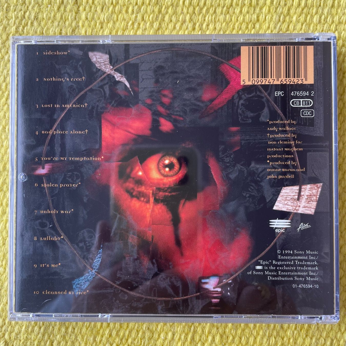 CD: ALICE COOPER-THE LAST TEMPTATION – Usato da Rorschacherberg venduto da CD-Roli 1