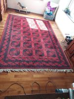 Orientteppich rot/schwarz mit Muster Grösse 315x226cm