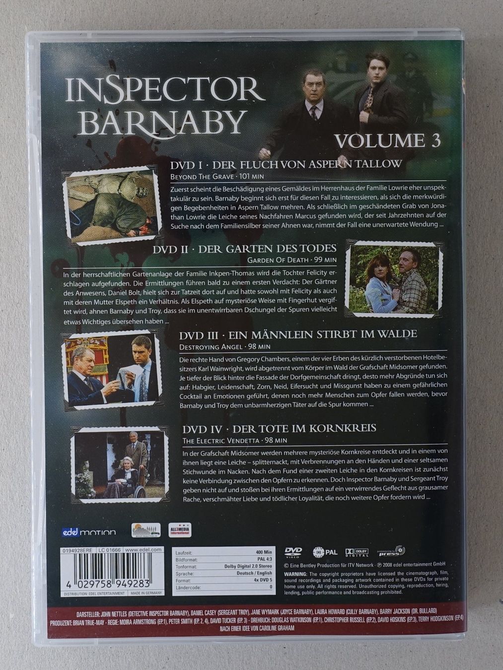 Tutti i DVDs: Inspector Barnaby Vol. 3 (4 DVDs) – Usato da Sessa venduto da fraenklishop 1