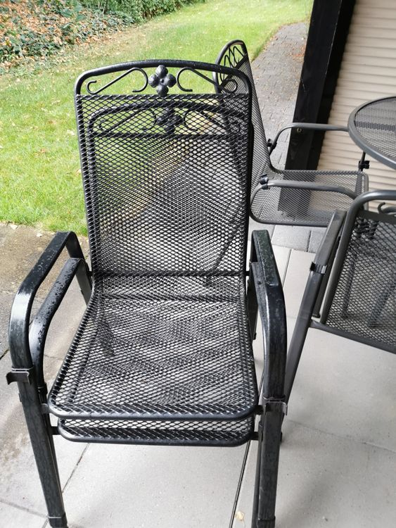 4x Metall Gartenstühle Acamp stapelbar hochwertig Kaufen auf Ricardo