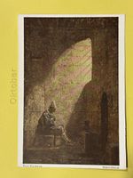 AK mit Kunst von Carl Spitzweg / Aschermittwoch