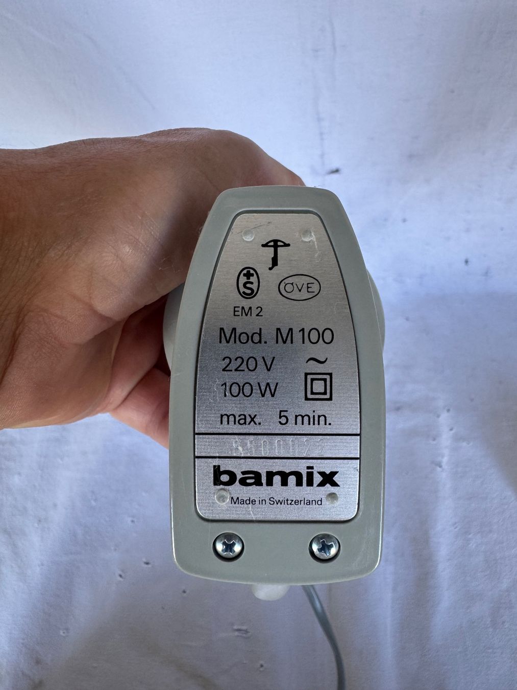 Bamix Küchengeräte: Bamix Type M100 Mixer plongeant – Gebraucht aus GRAND - LANCY von petitpain67 5