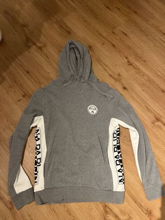 Napapijri Kapuzenpullover grau mit Logo
