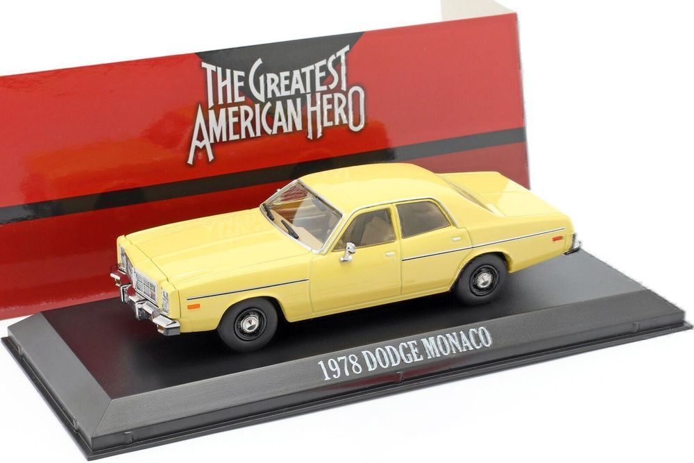 Dodge Monaco 1978 - The Greatest American Hero - Greenlight 1/64 - Diecast Jaune