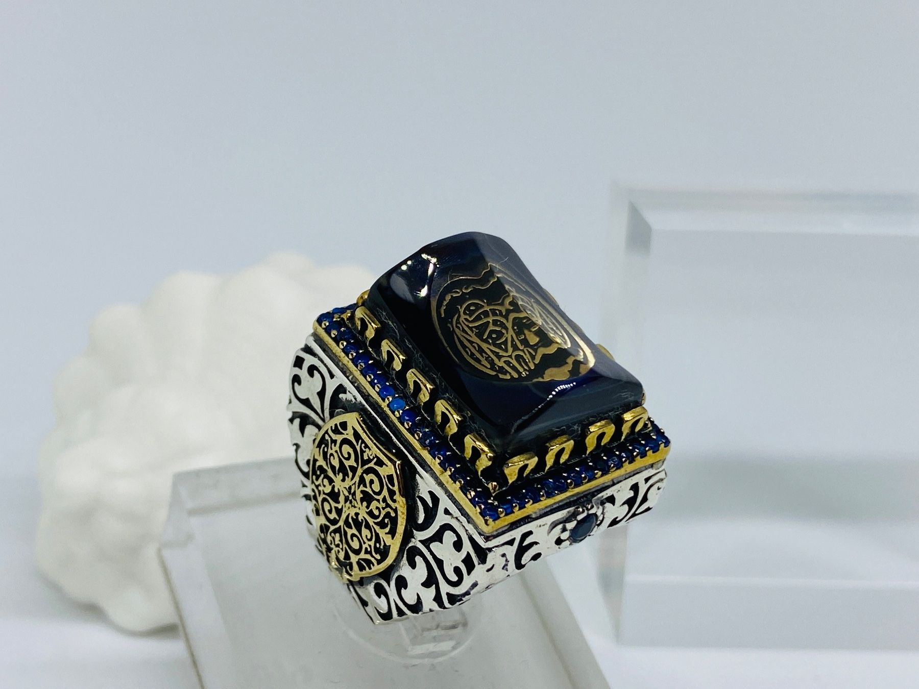 Anelli: Islamischer Ring aus 925 er Silber – Nuovo e nell'imballaggio originale da Windisch venduto da Zeta2018 1