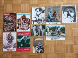 James Bond Sammlerstücke mit original Film Kurier