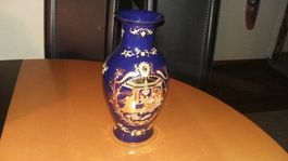 T.Limoges golden Cobalt Vase