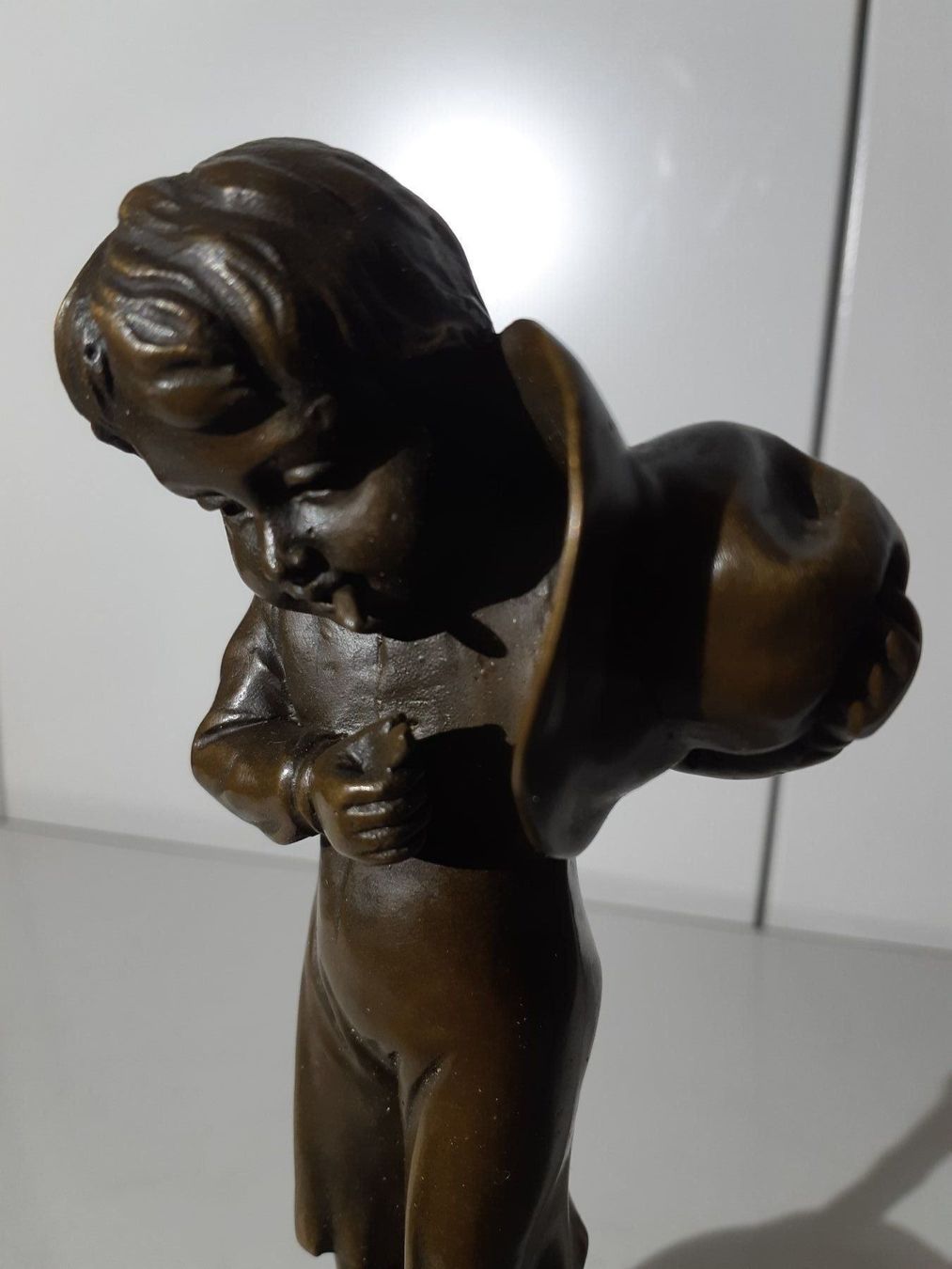 Sculture & Statue: Bronze rauchende Junge – Usato da Grindelwald venduto da carro5 2
