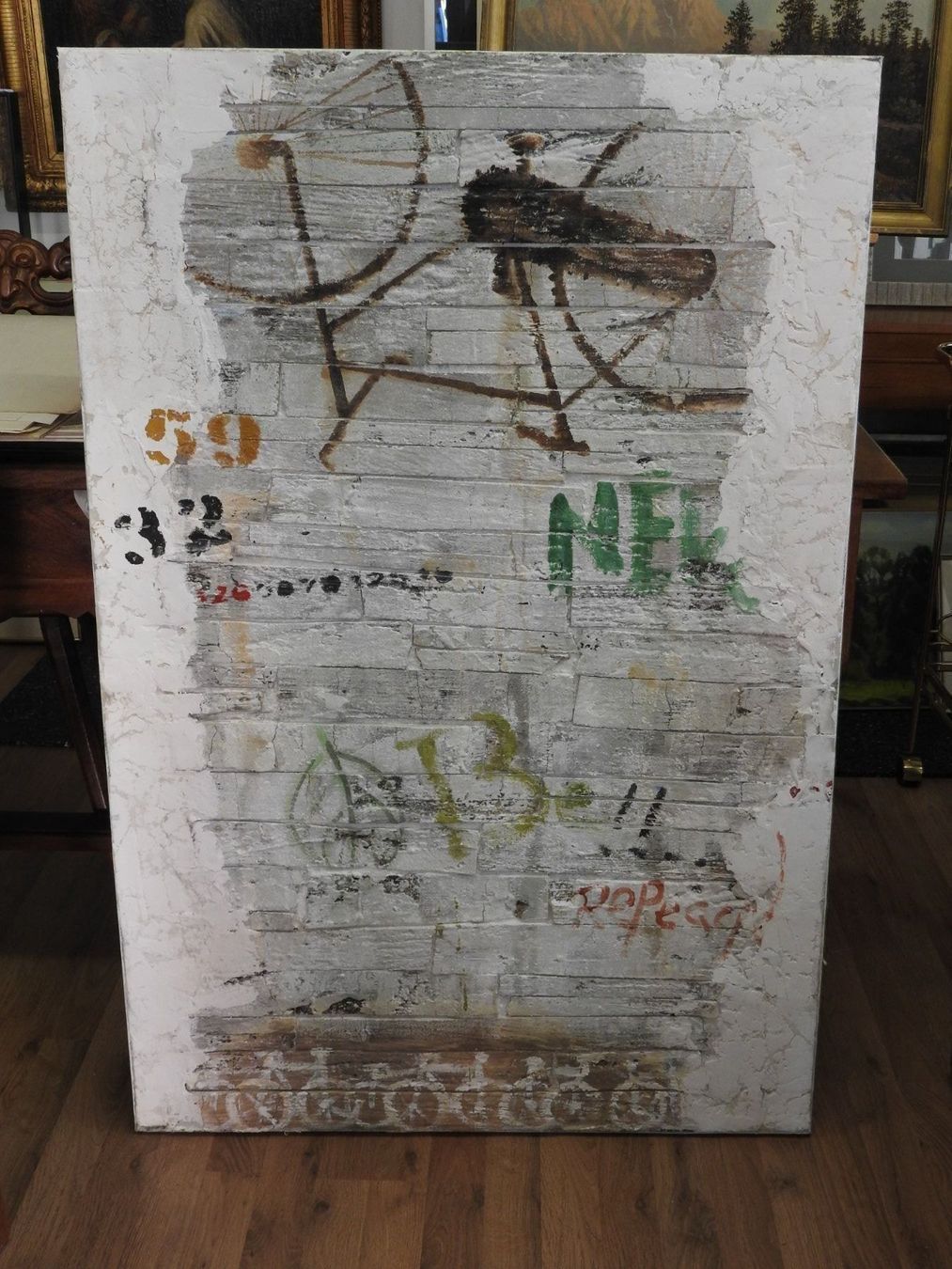 Gemälde: Gemälde - abstraktes Bild -    Basquiat Stil – Gebraucht aus Stetten AG von Brissago25
