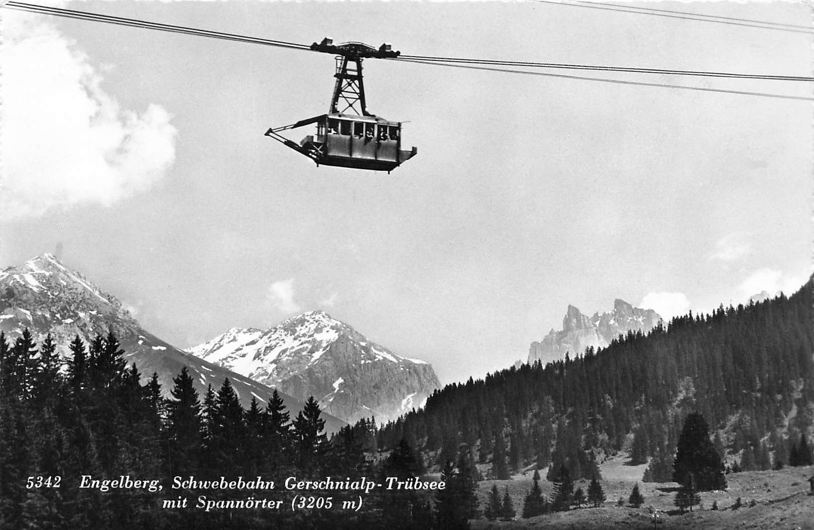 Cartoline postali: Engelberg Schwebebahn Cabinovia Gondelbahn – Usato da Biasca venduto da Blenio71