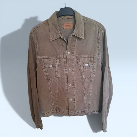 Klassische Levi’s Cordjacke Model 75500 – Beige Gr. XL