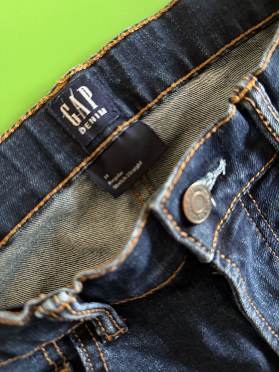 Gap Pantaloni: GAP Jeans, Regular Stretch Straight, Grösse 14, Top! – Nuovo (secondo la descrizione) da Zumikon venduto da ems_6kdb 1