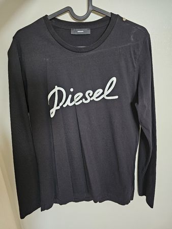 Diesel Damen langarm Shirt - Top Grösse M - schwarz