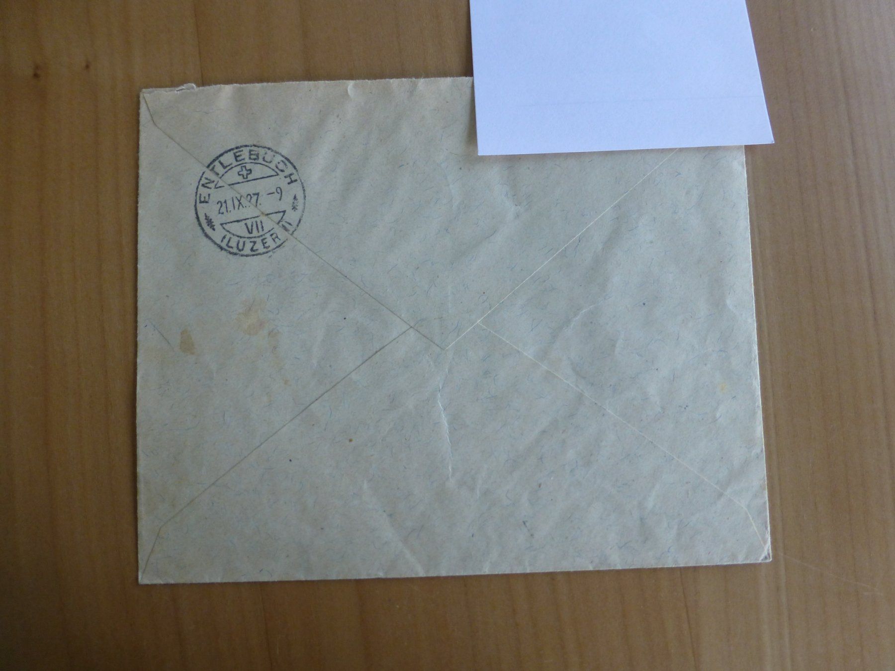 Tutti i francobolli: Luftpostbeleg, Stempel Zürich- Dübendort 20.IX.27 – Usato da Bettlach venduto da 1saurer 1