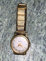 Herren Uhr AERO 17 Jewels vergoldet  25 Jahre Feuerwehr