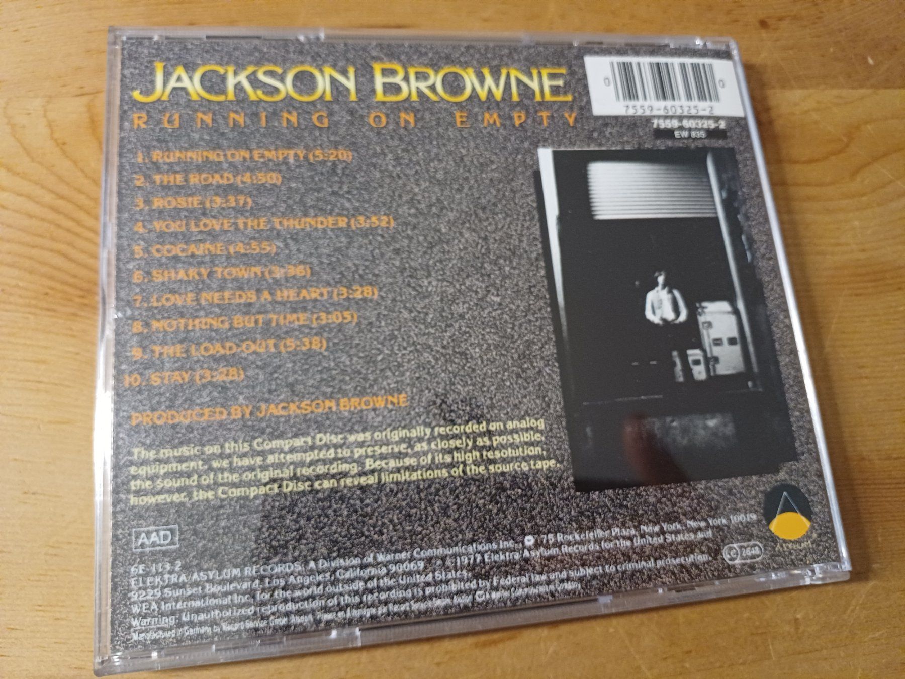 CD: Jackson Browne: Running On Empty (remastered) – Usato da Jona venduto da Rreto71 3