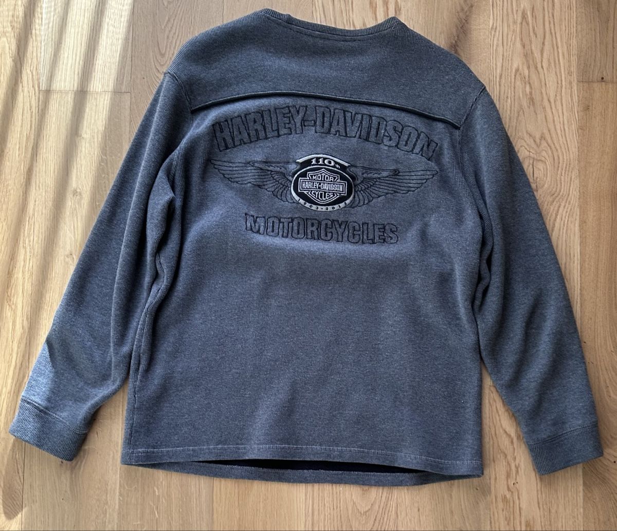 Maglioni & Felpe: Harley-Davidson 110th Anniversary Pullover grau Grösse M – Usato da Landschlacht venduto da KeyWest09 2