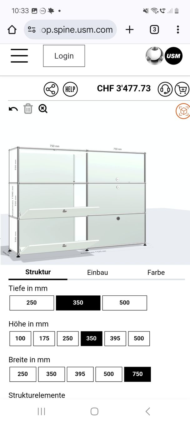 Scaffali: USM Regal Lichtgrau Top Zustand Preis VB – Usato da Zürich venduto da LUXUS2020 4