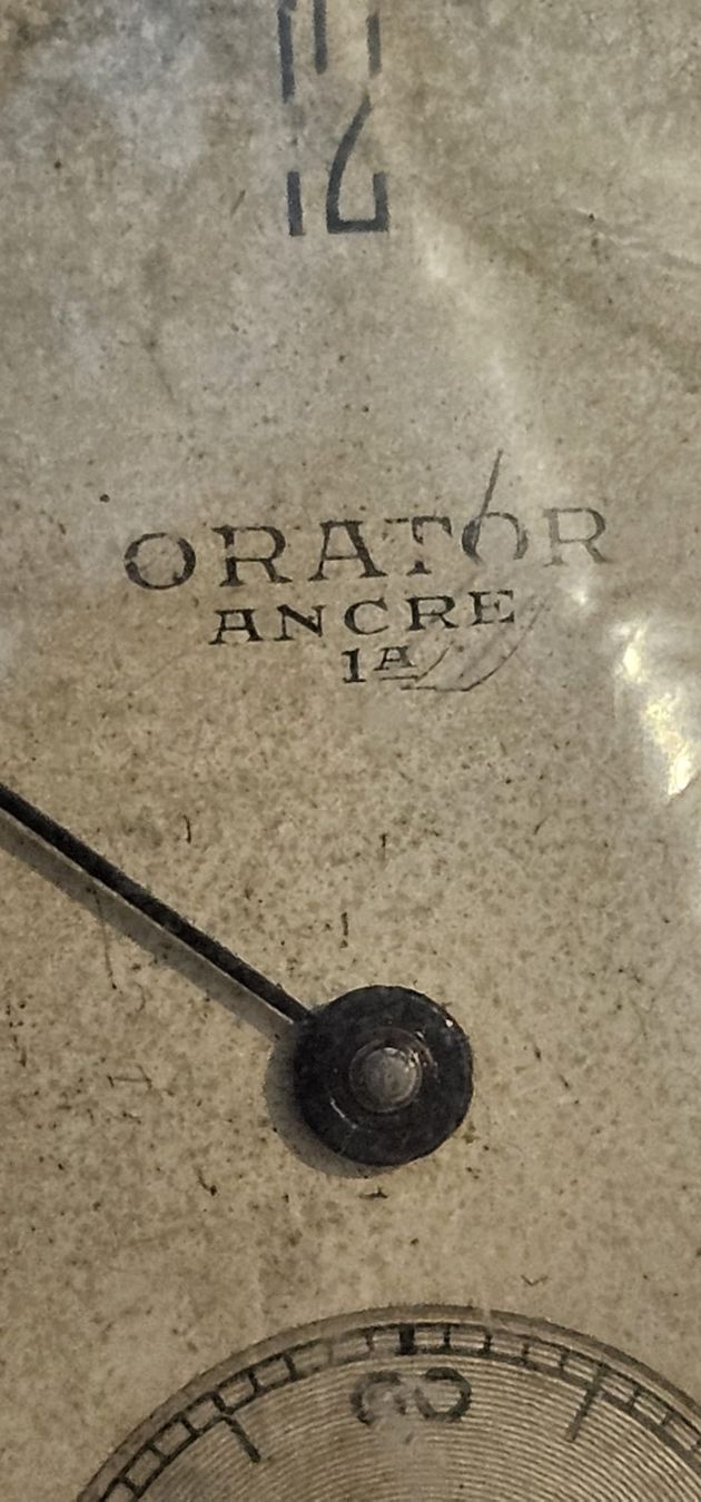 Orologi: ORATOR ANCRE 1A,  des années 40 – Difettoso da Genève venduto da BKYB 6