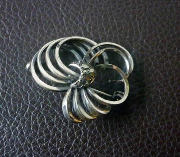 Spille & Fermagli: Vintage Brosche - Anstecker - 800 Silber – Usato da Adliswil venduto da di_hans 3