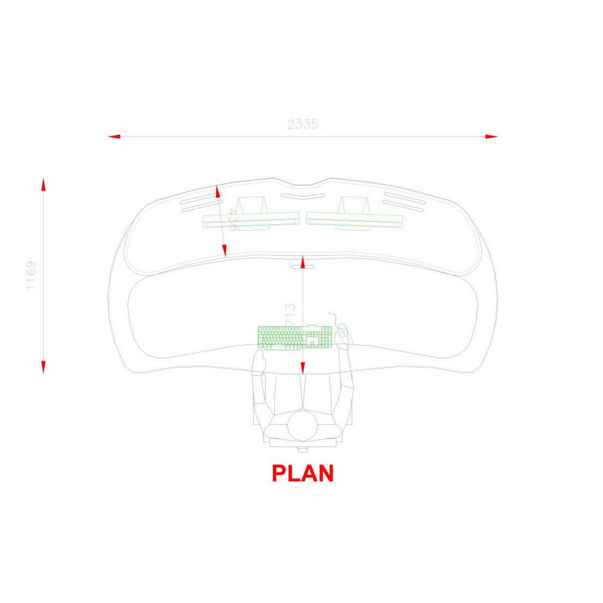Tavoli: AKA Design ProEdit Studio Desk (Musik-/Videoproduktionstisch – Usato da Wahlendorf venduto da Someda 5