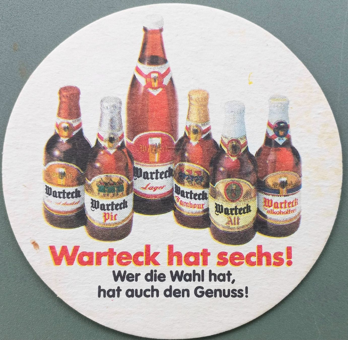 Warteck Sottobicchieri: Bierdeckel - Warteck - CH – Usato da Niederuzwil venduto da lubimaja 1
