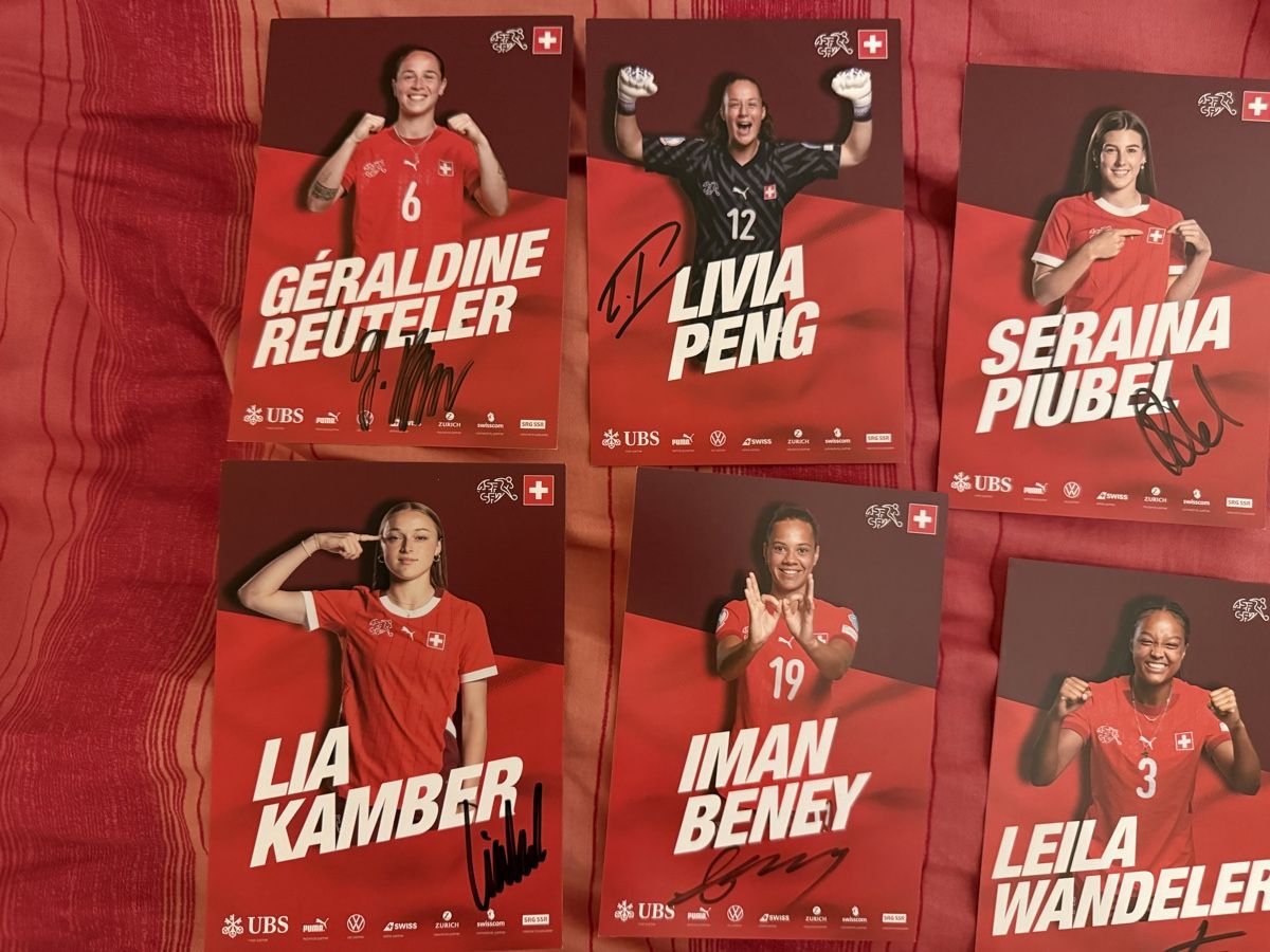 Autografi: Autogrammkarten Nationalteam Schweiz – Usato da Rüschlikon venduto da Andi_2000 1