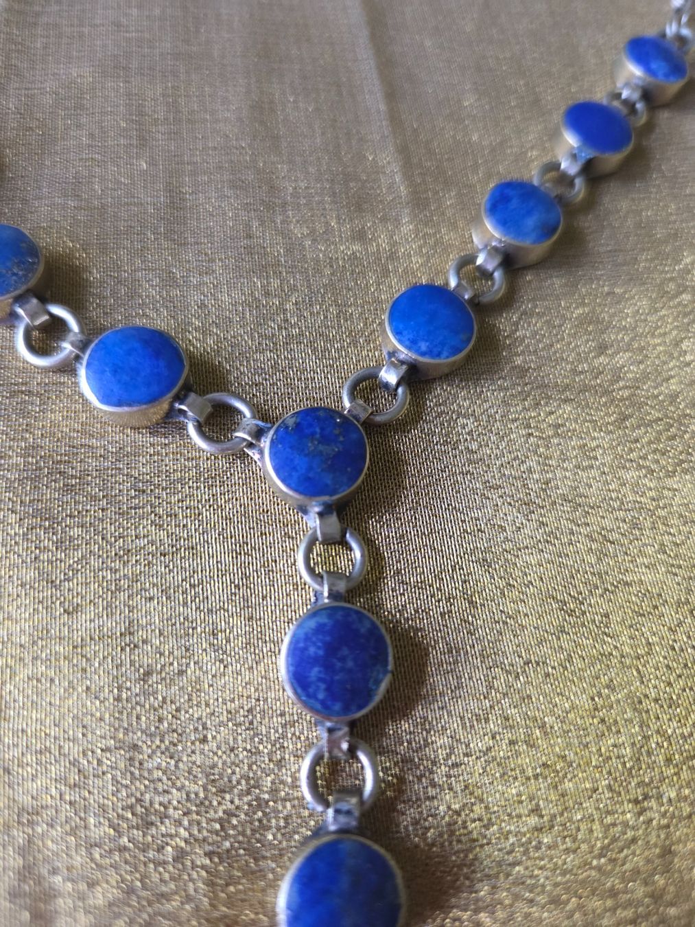 Colliers: Wunderschöne Halskette Collier mit edlem echtem Lapislazuli – D'occasion à Basel par ivoli 3