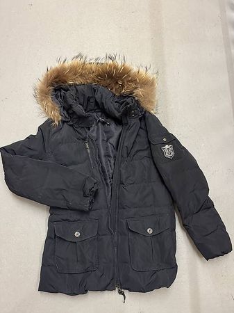 Marc Aurel Daunenjacke mit Fellkapuze, Gr. 40
