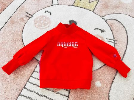 Rollkragenpulli, Mädchen, rot, 92, WE