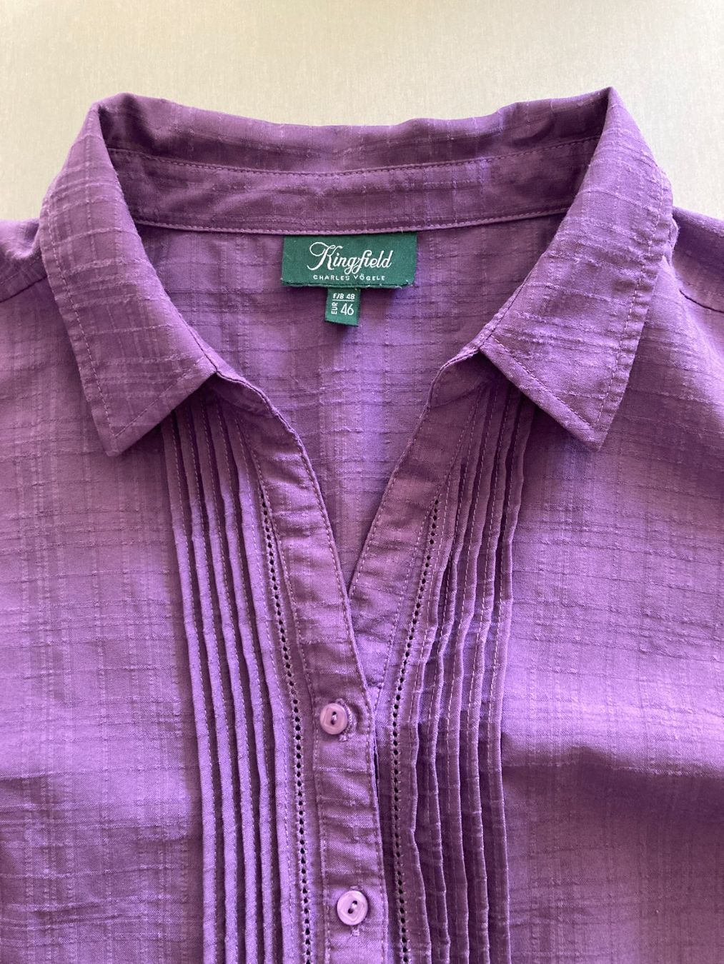 Camicette: Sommerliche Bluse von Kingfield, Lila, – Usato da Obfelden venduto da miau68 1