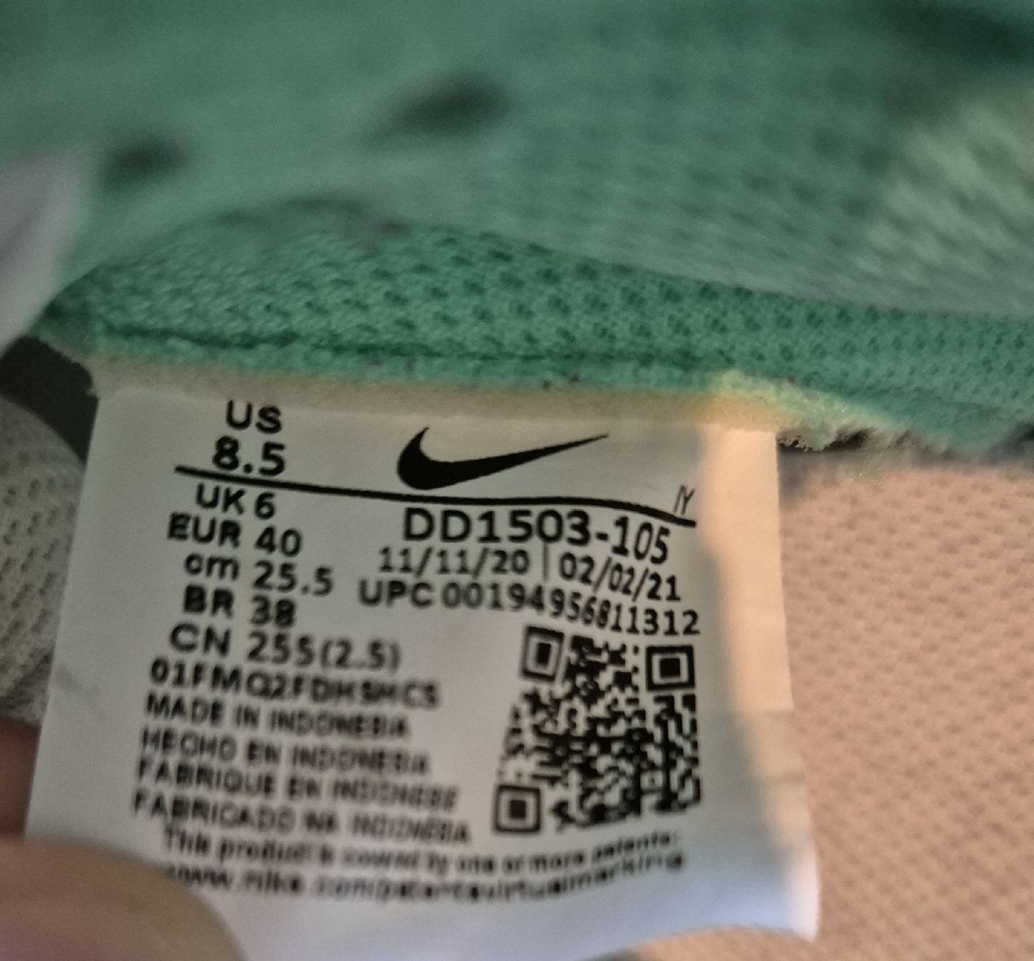 Nike Scarpe da uomo: Nike Dunk Low Mint Gr. 40 Sneaker Zu verkaufen – Usato da Alterswil FR venduto da fas_n9yt 2