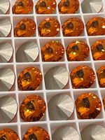 Swarovski / 1122 Rivoli / 12 mm (Tangerine) 1 Stück
