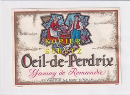 Etikette - Oeil-de-Perdrix (Gamay de Romandie) /bd