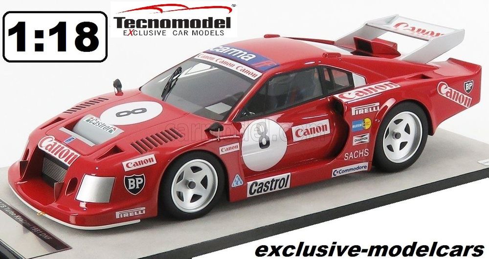 FERRARI 308 GTB Turbo #8 9h Kyalami 1981 1:18 von Tecnomodel (Neu und ...