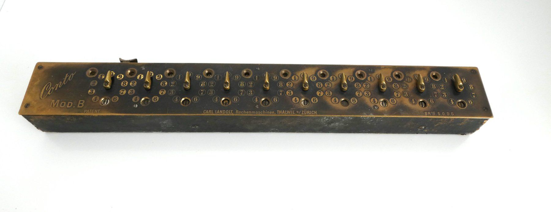 Taschenrechner: Conto Mod. B Addiermaschine 1912-1914 – Gebraucht aus Alosen von beatfr01 4
