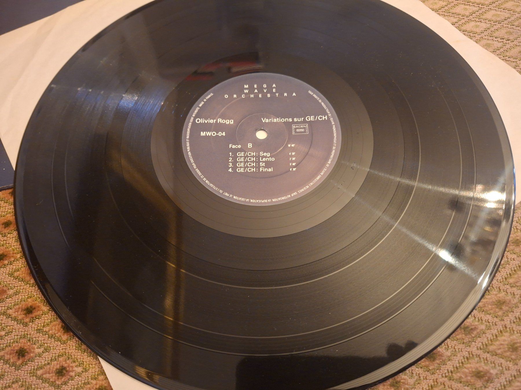 Dischi in vinile: Rare - Mega Wave Orchestra - Olivier Rogg - Variations GE/CH – Usato da Bernex venduto da Wannabehasbeen01 5