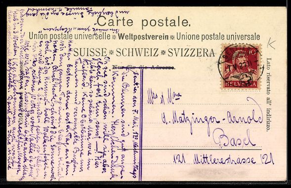 Cartoline postali: AK Les Sentier, Une rue – Usato da Berlin venduto da bartko-reher 1