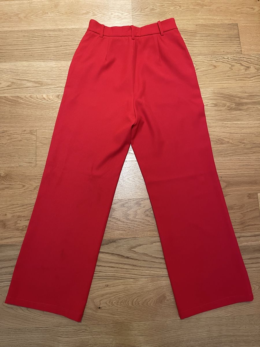 Shein Pantaloni: Rote Hose mit weitem Bein, Grösse S, Sommerlich – Usato da Bremgarten AG venduto da arl_8nbf 3