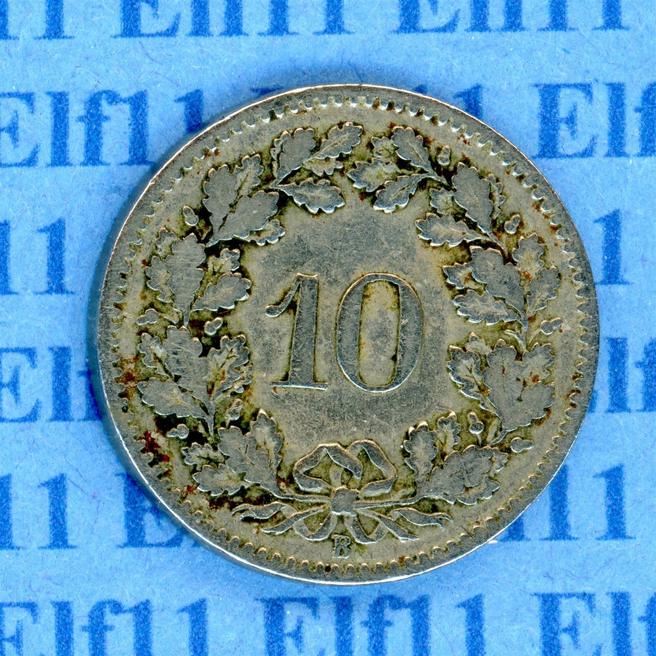 Tutti le monete: CHF___0.10 1898 s 10 Rappen – Usato da Widnau venduto da Elf11 1