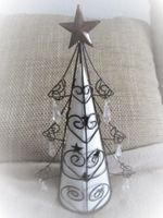 Keramik  / Eisen Weihnachts Windlicht